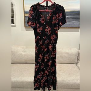 Size extra large, black, and floral dress by Jessica Simpson